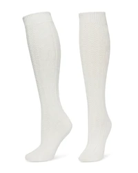 Hue Cable Knee Socks