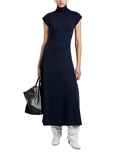 Proenza Schouler White Label Brea Brushed Rib Midi Dress