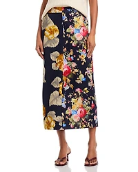 Essentiel Antwerp Floral High Waisted Maxi Skirt