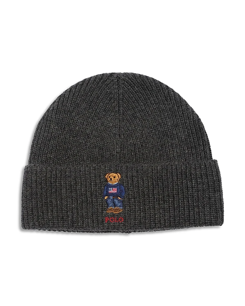 Polo Ralph Lauren Solid Flag Bear Beanie