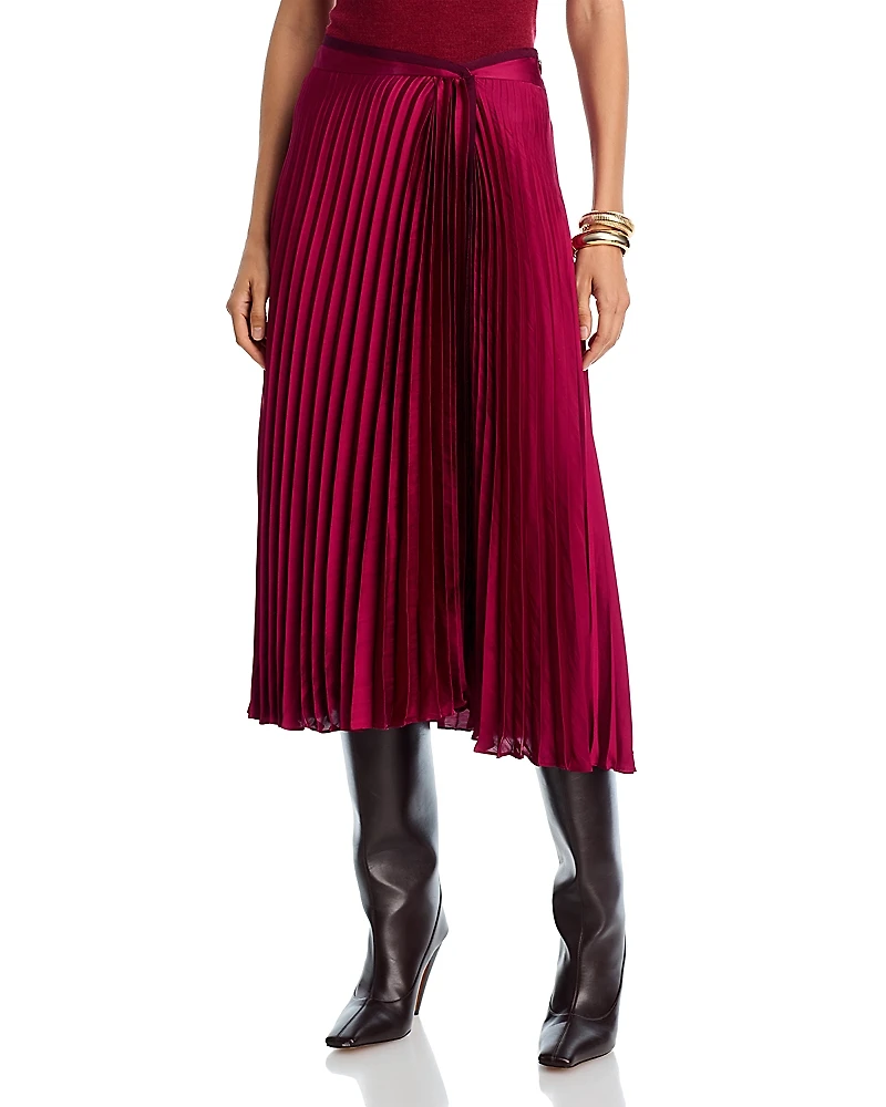 Derek Lam 10 Crosby Liriel Pleated Midi Skirt