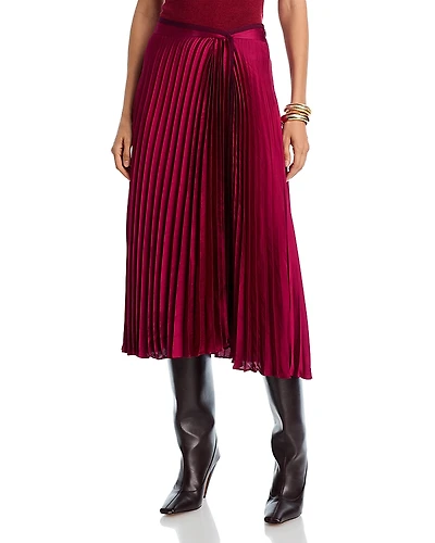 Derek Lam 10 Crosby Liriel Pleated Midi Skirt