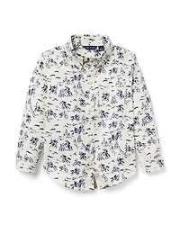 Janie and Jack Boys' The Western Toile Shirt - Little Kid, Big Kid