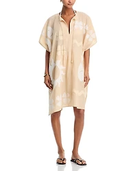 Echo Sunup Applique Caftan Swim Cover-Up