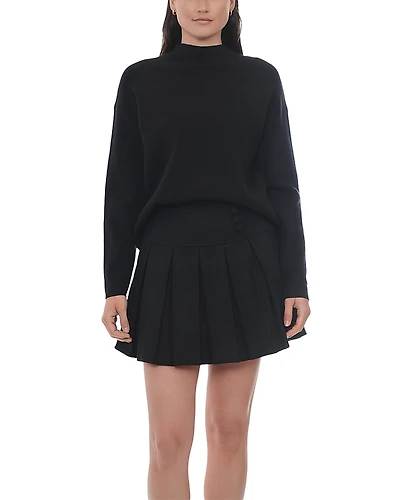 Point Drop Shoulder Sweater