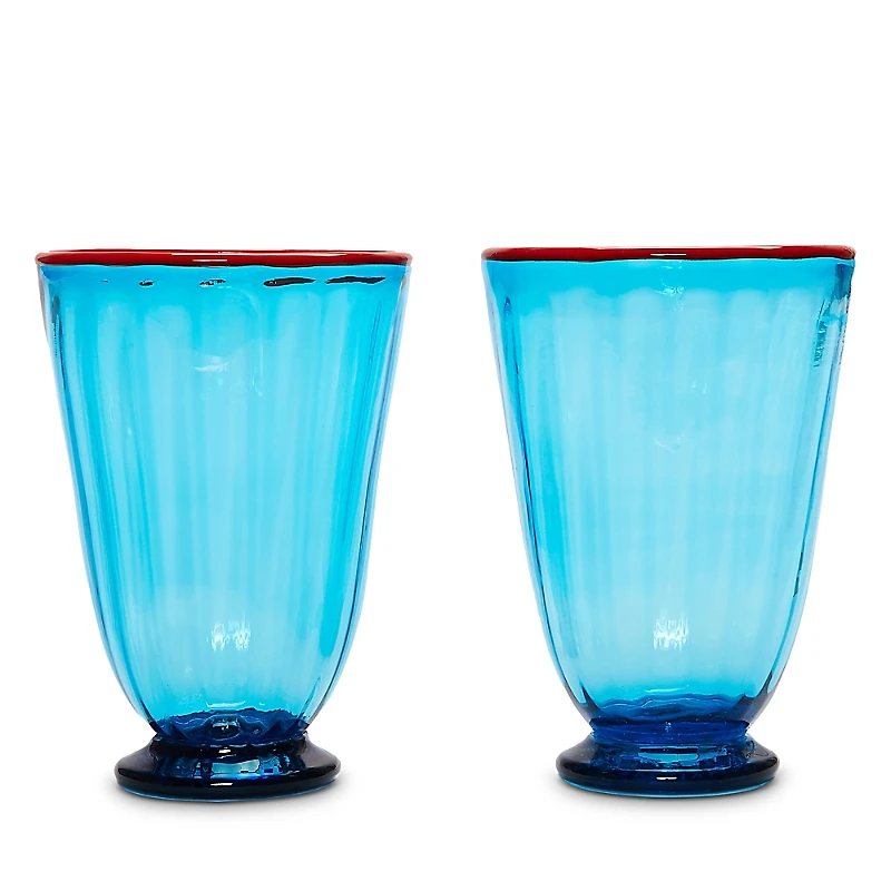 La DoubleJ Wildbird Rainbow Glasses, Set of 2