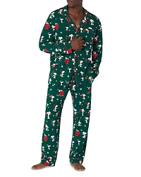 BedHead Pajamas Snoopy Long Sleeve Classic Pajama Set