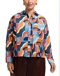 Foxcroft Plus Marina Corduroy Shirt