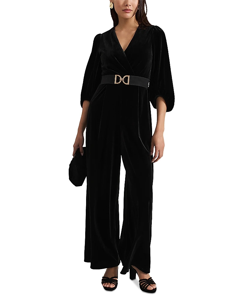 Phase Eight Myleen Velvet Jumpsuit