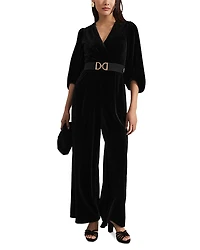 Phase Eight Myleen Velvet Jumpsuit