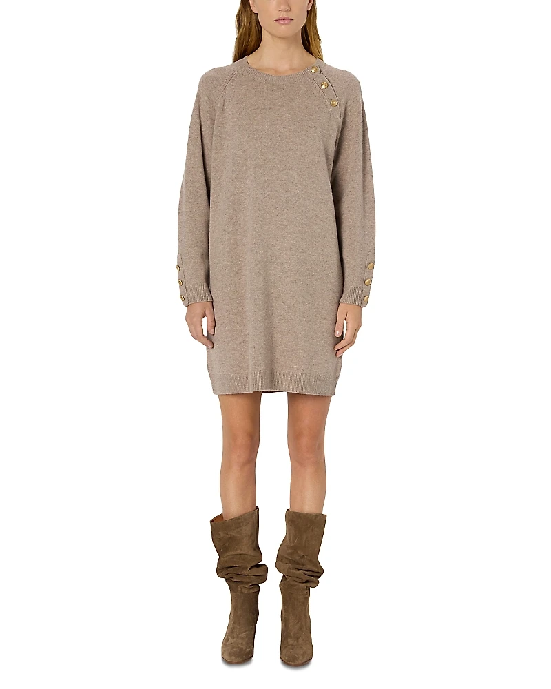 Gerard Darel Loma Wool Sweater Dress
