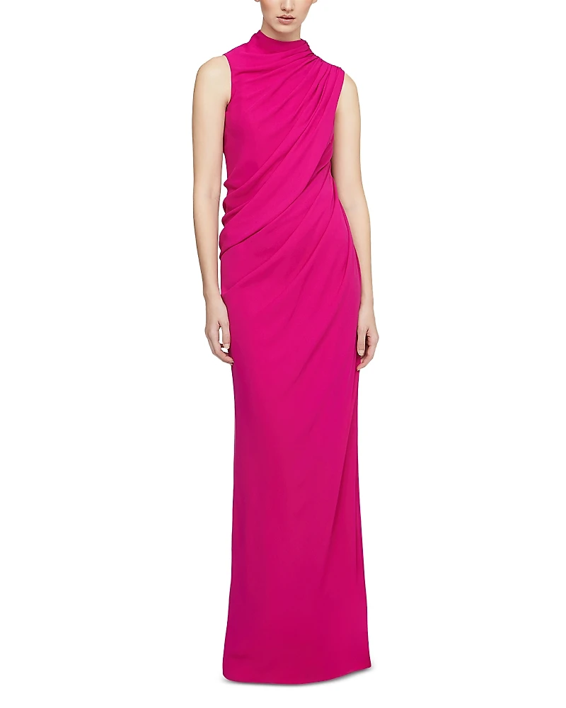 Halston Essia Georgette Gown