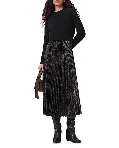 Allsaints Evia Sweater Midi Dress