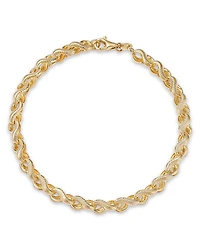 Bloomingdale's Fine Collection Textured Figure 8 Link Bracelet