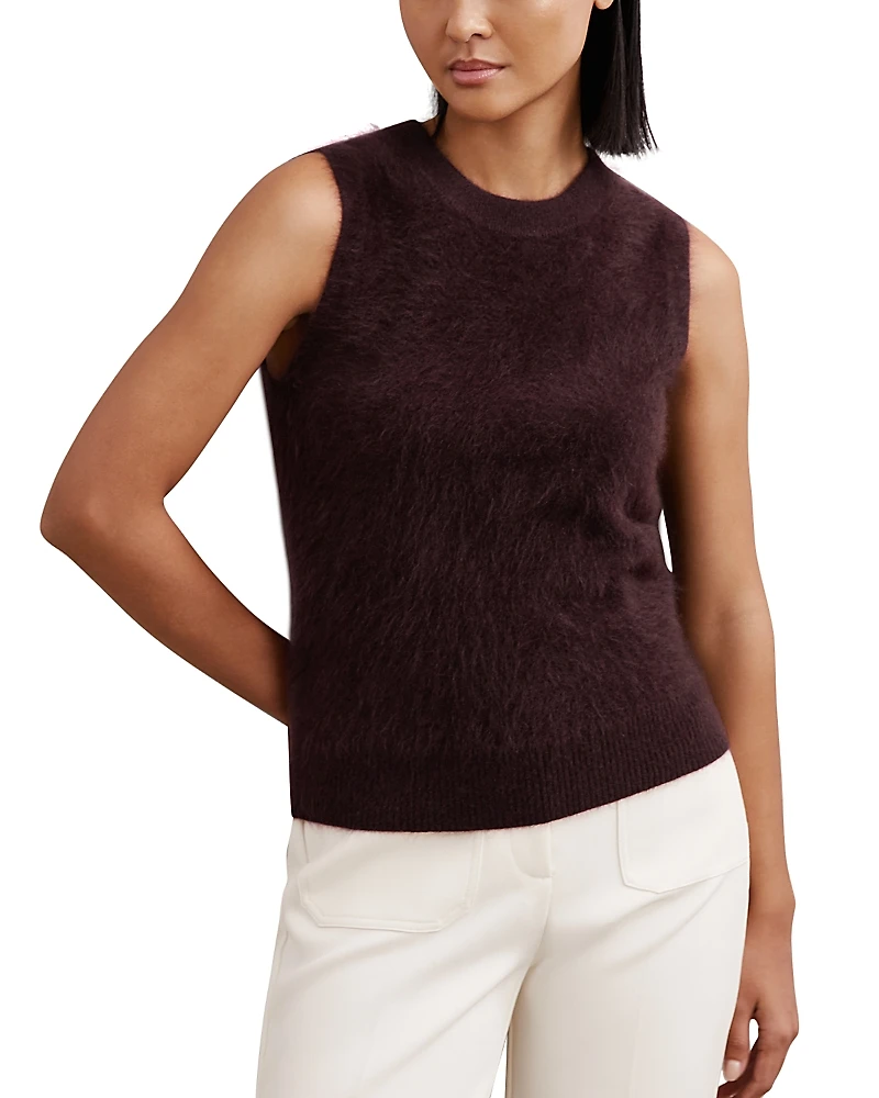 Reiss Mel Brushed Cashmere Sweater Vest