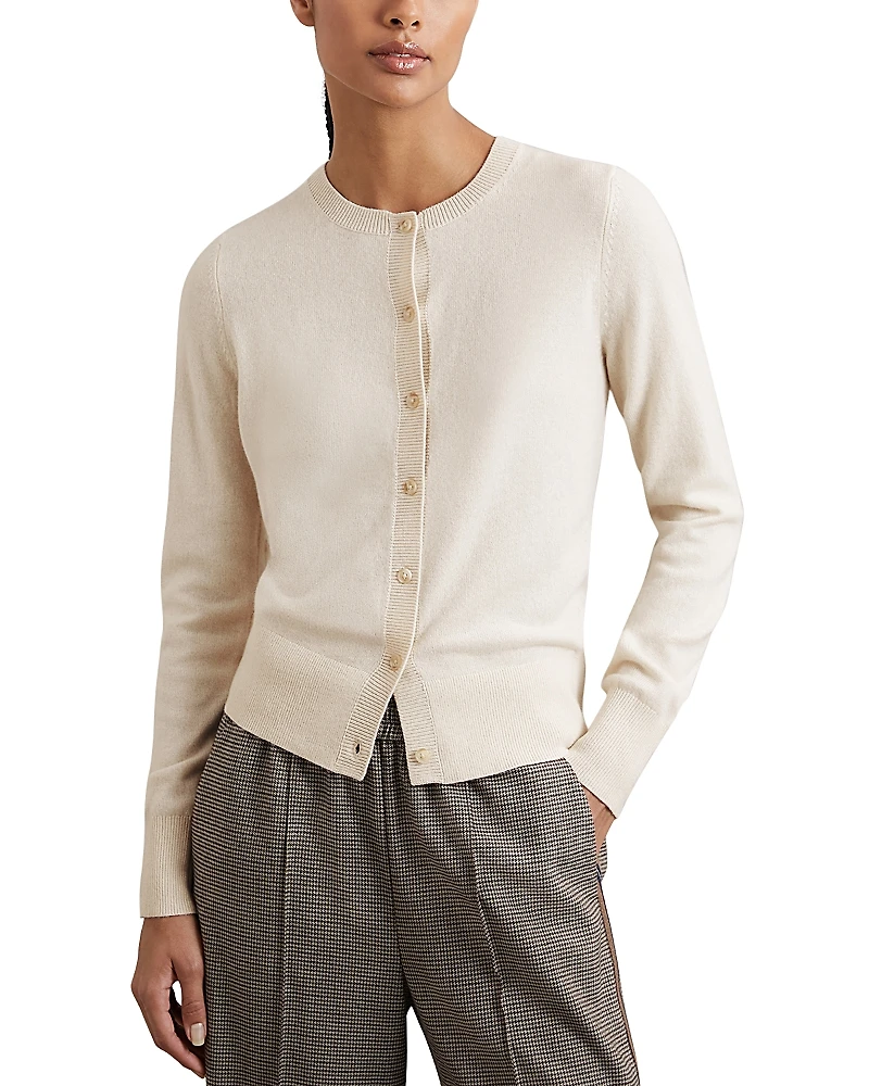 Reiss Rima Crewneck Cardigan