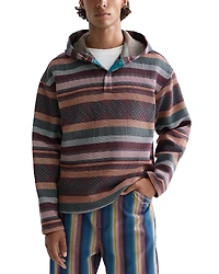 Scotch & Soda Jacquard Striped Hoodie