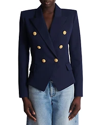 Balmain Fitted Wool 6-Button Jacket