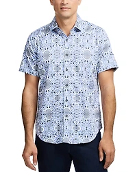 Robert Graham Amagansett Cotton Blend Button Down Shirt