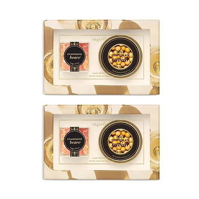 Sugarfina Champagne & Caviar 2 Piece Bento Box Duo