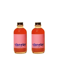 Cheeky Cocktails Cranberry Syrup, 4 Fl Oz (Pack of 2)