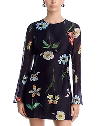 Leo Lin Suzanne Bell Sleeved Dress