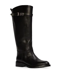 Black Suede Studio Women's Classic Riding Boots