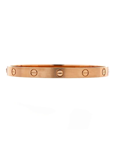 Pre-Owned Cartier Love Bracelet Brushed 18K Rose Gold