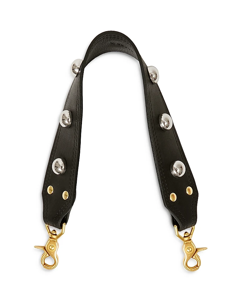 Clare V. Studded Leather Shoulder Strap