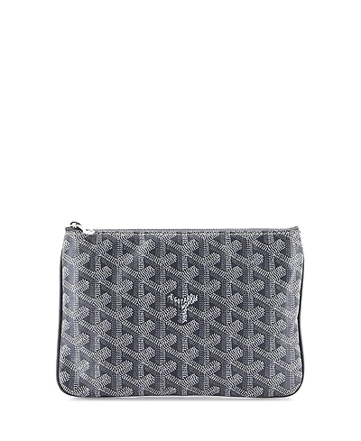 Pre-Owned Goyard Pm Senat Zip Pouch Coated Canvas