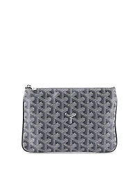 Pre-Owned Goyard Pm Senat Zip Pouch Coated Canvas