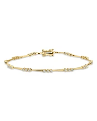Ef Collection Crown Set Diamond Eternity Bracelet