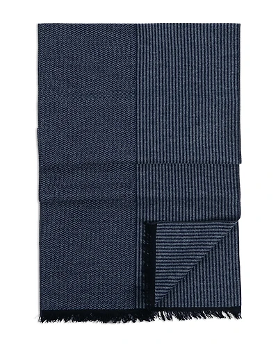 Ted Baker Chevron & Stripe Silk Scarf