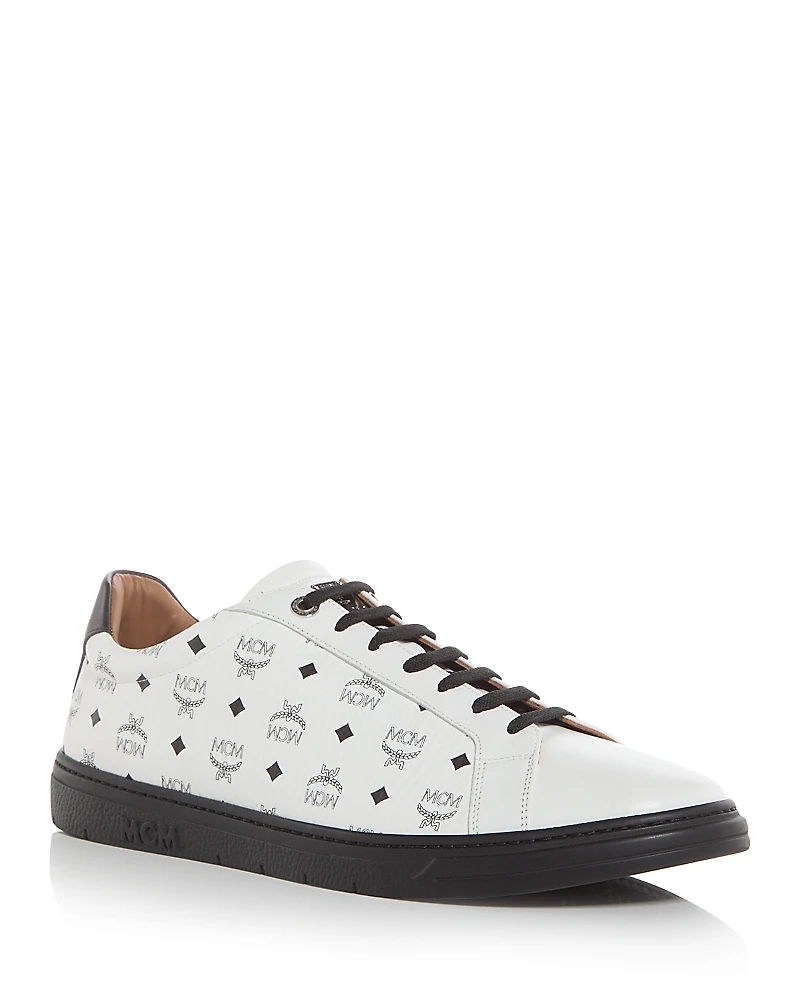 Mcm Men's Derby Visetos Sneakers