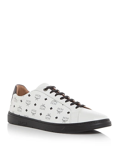 Mcm Men's Derby Visetos Sneakers