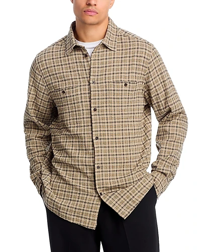 Les Deux John Printed Button Front Shirt