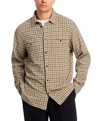 Les Deux John Printed Button Front Shirt