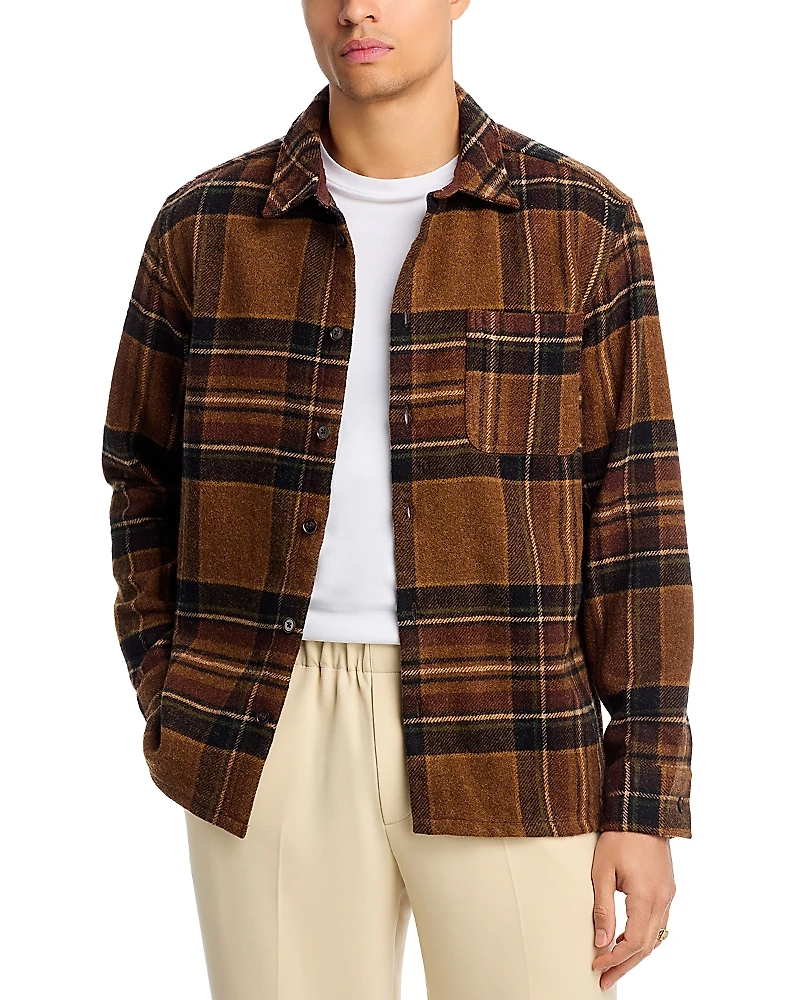 Les Deux Kaleb Button Front Overshirt