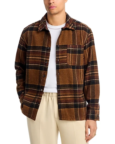 Les Deux Kaleb Button Front Overshirt
