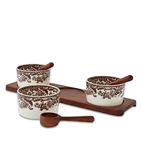 Spode Woodland 7 Piece Condiment Set