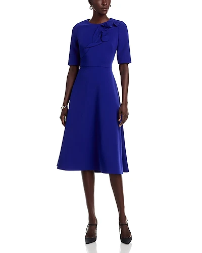 Teri Jon by Rickie Freeman Crepe Dress