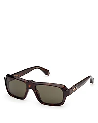 Christian Louboutin Rectangular Sunglasses, 56mm