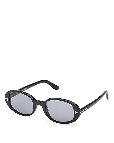 Tom Ford Iggy Oval Sunglasses, 49mm