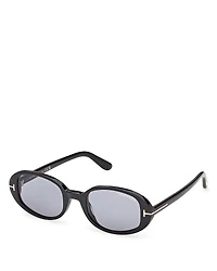 Tom Ford Iggy Oval Sunglasses, 49mm