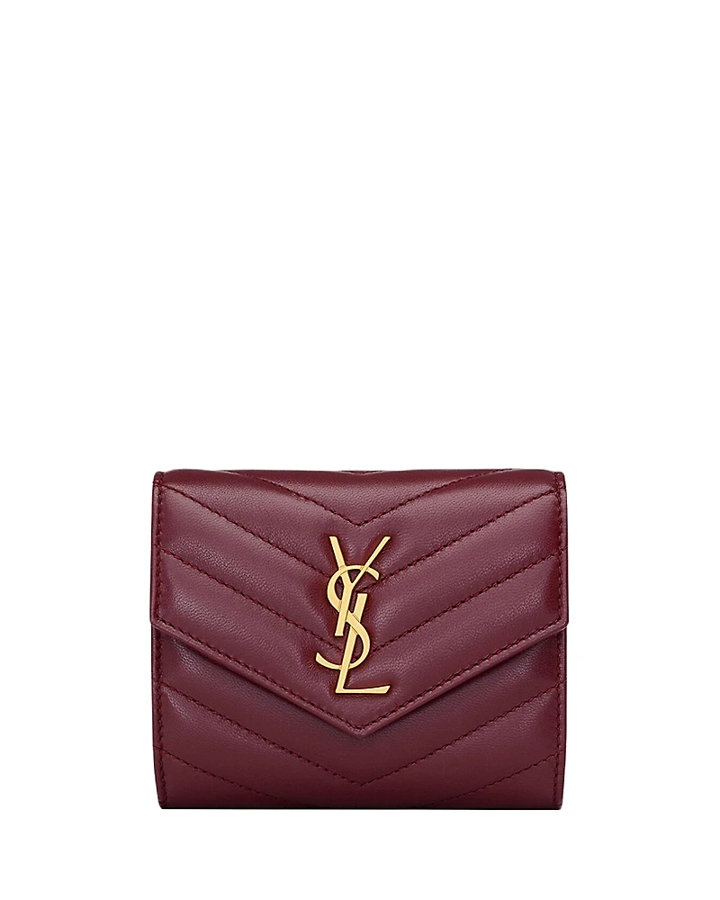 Saint Laurent Cassandre Matelasse Multi-Fold Wallet