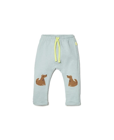 Mon Coeur Recycled Cotton Wolf Jogger - Baby