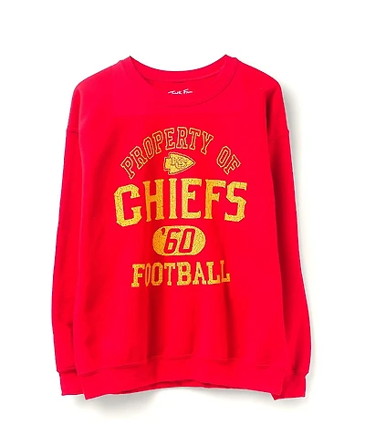 Junk Food Clothing Unisex Nfl Kansas City Chiefs Property Flea Market Crew Fleece