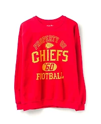 Junk Food Clothing Unisex Nfl Kansas City Chiefs Property Flea Market Crew Fleece