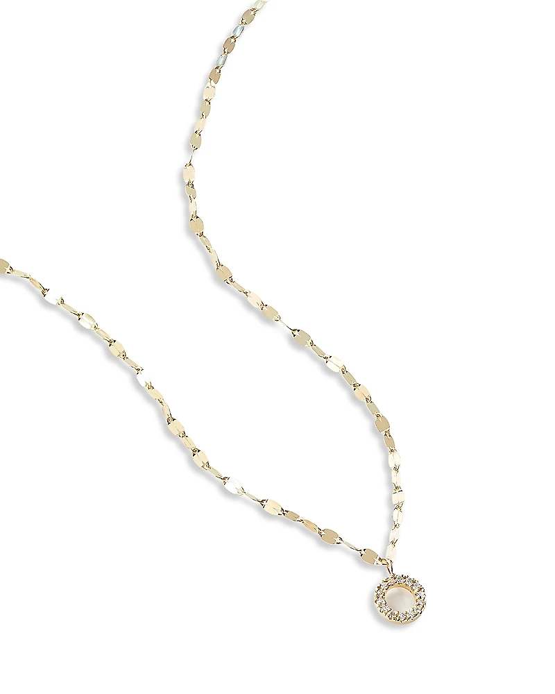 Lana Jewelry Diamond Circle Pendant Necklace