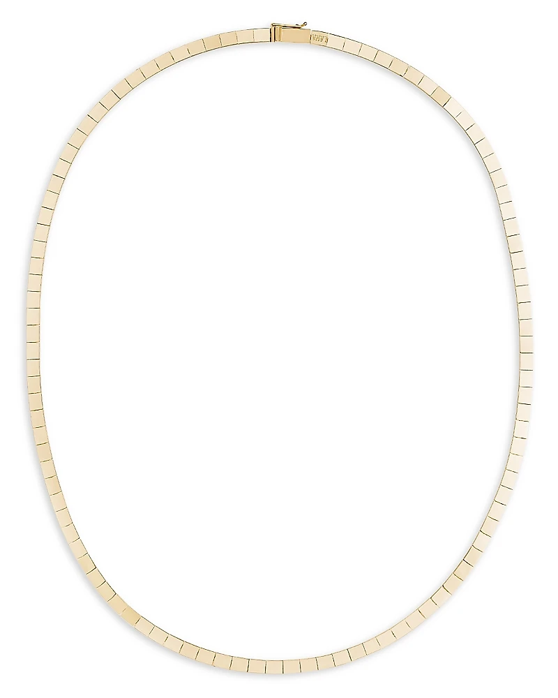 Lana Jewelry 14K Yellow Gold Flash Tile Collar Necklace, 16
